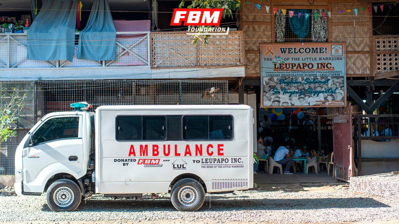 FBM Foundation donates ambulance to enhance Leupapo Inc.’s health services in the Phillipines