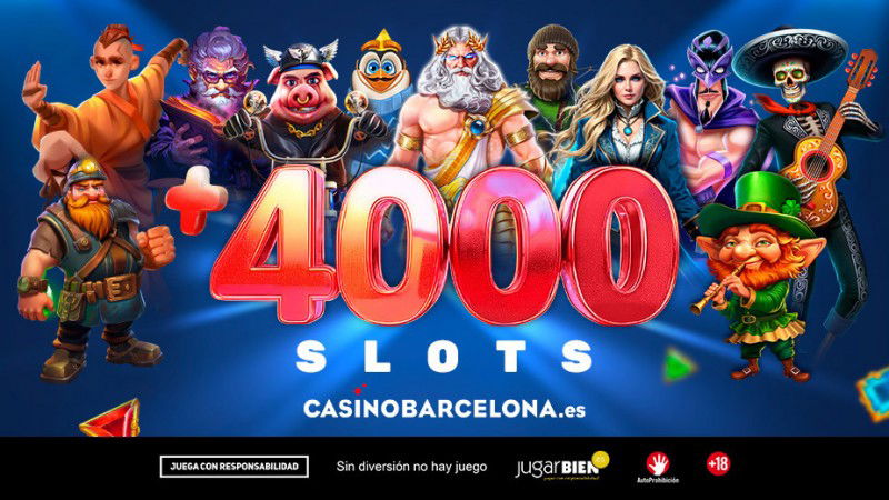 Casino Barcelona superó los 4.000 juegos en el catálogo de slots de su plataforma online