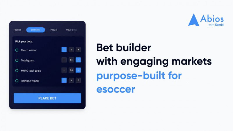 Abios aprimora a solução de esoccer com o lançamento do bet builder