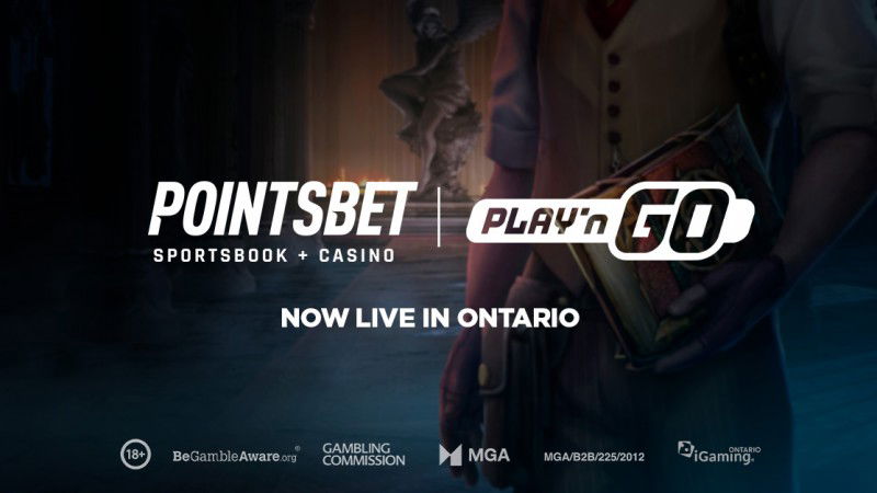 Play'n GO partners with PointsBet to provide its titles in Ontario