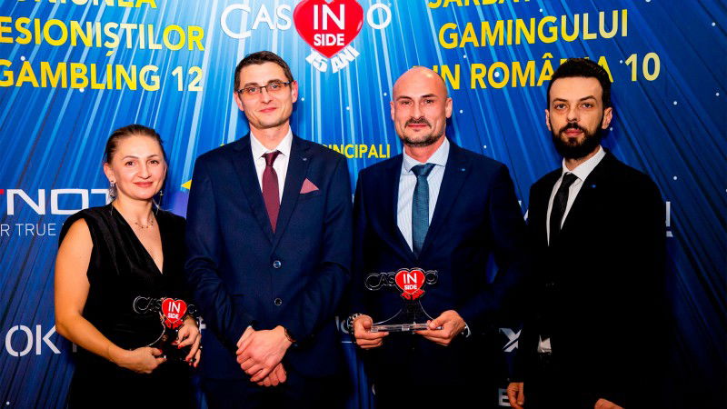 SYNOT Group takes home two awards at Casino Inside in Romania