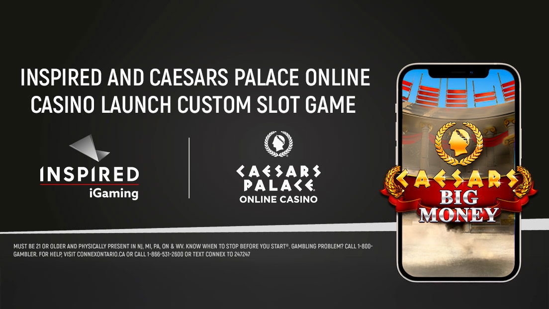 Inspired and Caesars partner to launch exclusive slot game for Caesars Palace Online Casino | Yogonet International