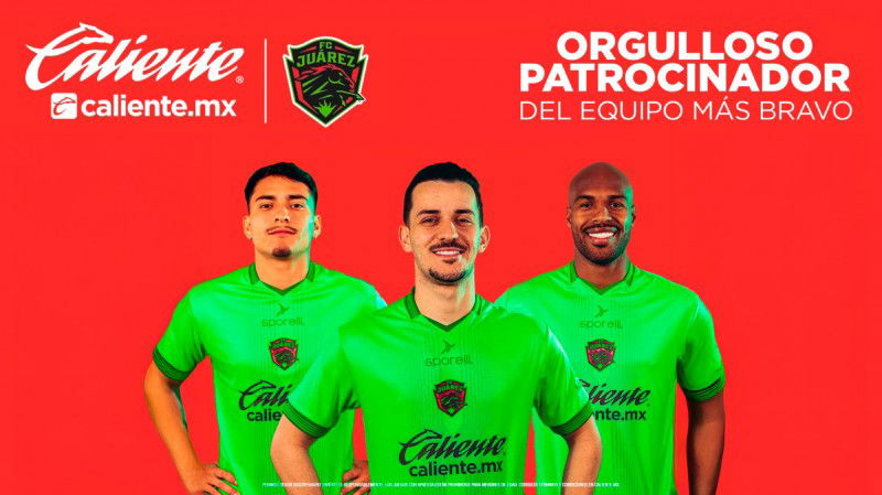 Caliente.mx será patrocinador del club de fútbol FC Juárez