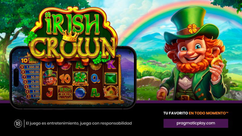 Pragmatic Play propone un viaje a Irlanda con su lanzamiento Irish Crown