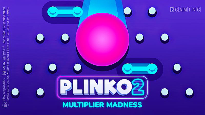 BGaming estrena Plinko 2, secuela de su título inspirado en el juego de Pachinko