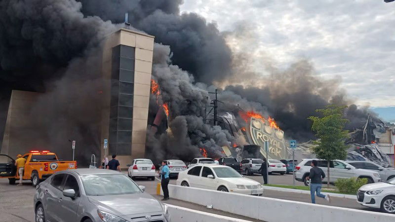 México: Se incendió un casino de la cadena Codere en Culiacán