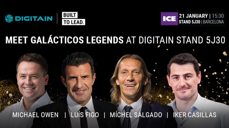 Digitain to welcome Real Madrid football legends at its ICE 2025 stand