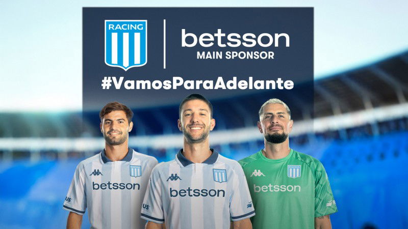 Betsson strengthens partnership with Argentine football team Racing Club