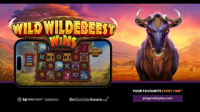 Pragmatic Play unveils new safari-themed slot Wild Wildebeest Wins