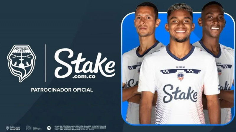 Stake se convierte en el nuevo sponsor principal del equipo colombiano Fortaleza CEIF 