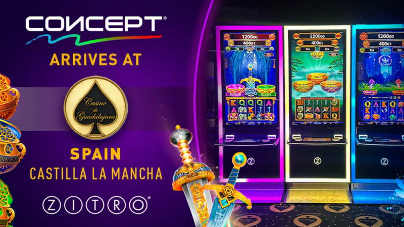 Cassino Bingo Guadalajara inova com novos gabinetes CONCEPT e jogos da Zitro