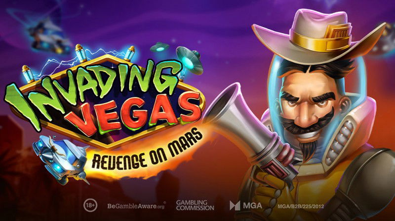 Play'n GO invita a una aventura intergaláctica con su nueva slot Invading Vegas Revenge on Mars