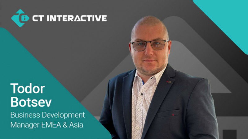 CT Interactive suma a Todor Botsev como nuevo director de Desarrollo de Negocio para EMEA y Asia