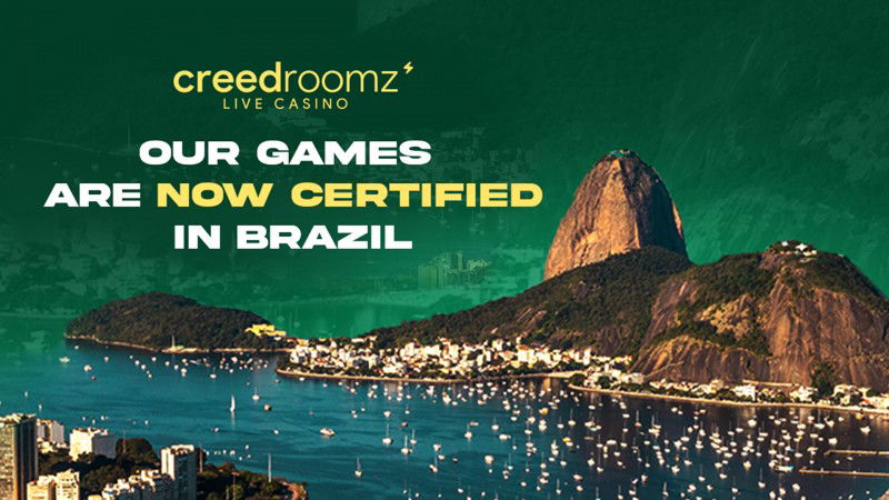 CreedRoomz logró la certificación de sus juegos de casino en vivo para el mercado regulado de Brasil