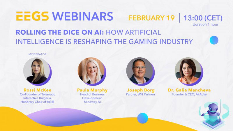 EEGS Webinar to discuss the transformative role of AI in the gaming industry