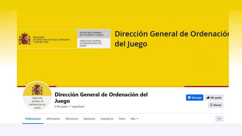 La DGOJ lanza su nuevo sitio web y reactiva sus perfiles en redes sociales