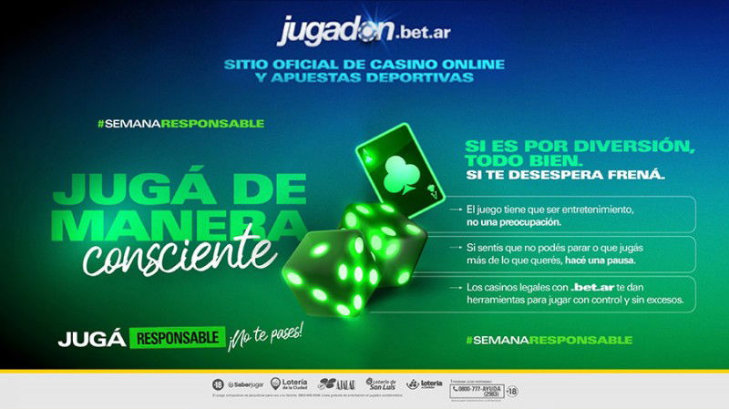 Jugadon despliega una campaña de concientización sobre juego responsable en Córdoba