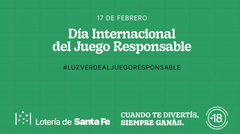 La Lotería de Santa Fe se sumó a la celebración del Día Internacional del Juego Saludable