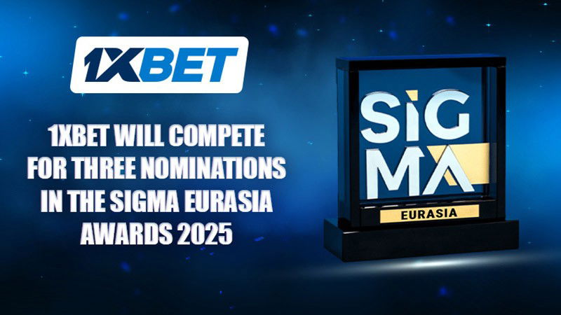 1xBet shortlisted in three categories at SiGMA Eurasia Awards 2025