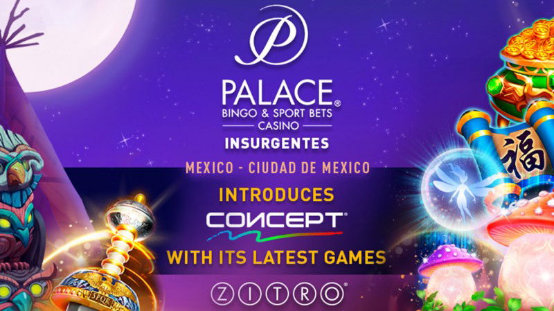 Zitro installs its new CONCEPT cabinet line in Mexico's Palace Casino