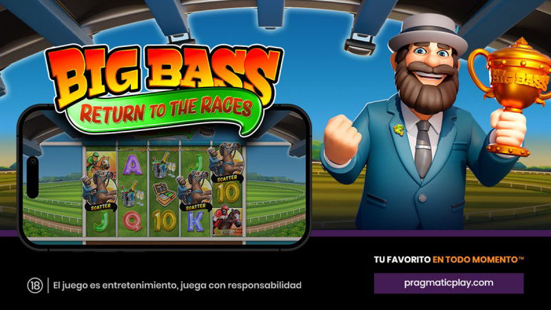 Pragmatic Play vuelve al hipódromo con el lanzamiento de Big Bass Return to the Races