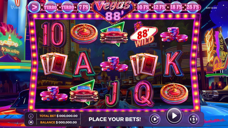 Vibra Gaming propõe uma viagem à era de ouro de Las Vegas com seu novo caça-níqueis Vegas 88