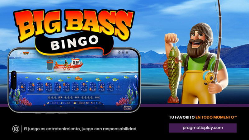 Pragmatic Play se va de pesca con su nuevo lanzamiento Big Bass Bingo