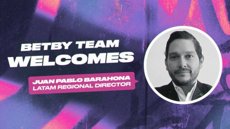 Betby incorpora a Juan Pablo Barahona como director regional para LatAm