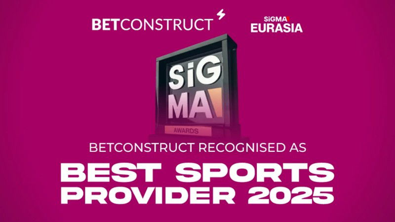 BetConstruct é reconhecida como Melhor Provedora de Esportes no SiGMA Eurasia 2025