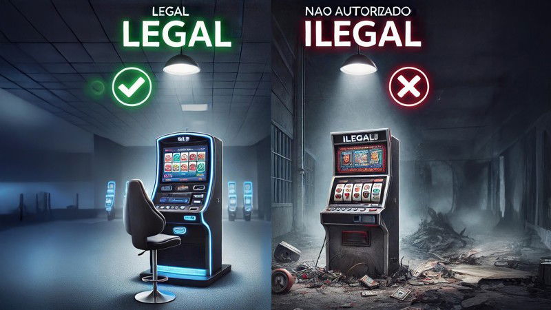 Lottopar explica a diferença entre terminais de videoloteria legalizados e máquinas caça-níqueis