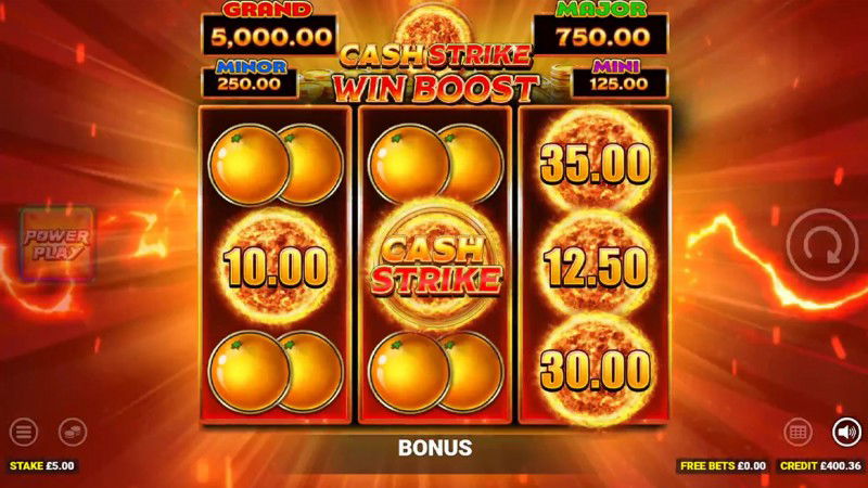 Blueprint Gaming retoma los clásicos símbolos frutales en su nueva slot Cash Strike Win Boost