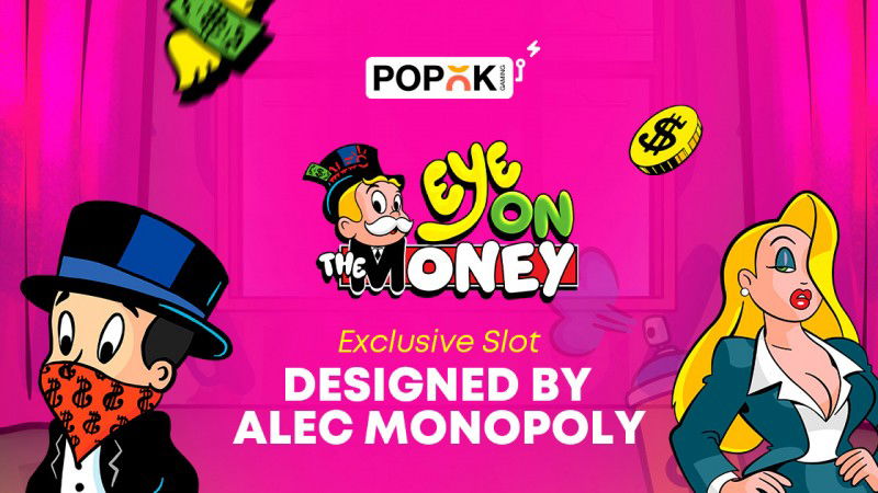 PopOK Gaming collaborates with street artist Alec Monopoly on new slot Eye on the Money