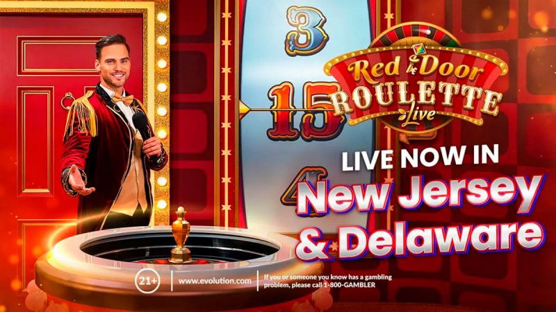 Red Door Roulette de Evolution aterriza oficialmente en los estados de Nueva Jersey y Delaware