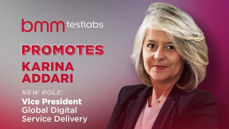BMM Testlabs promove Karina Addari a vice-presidente de prestação de serviços digitais globais