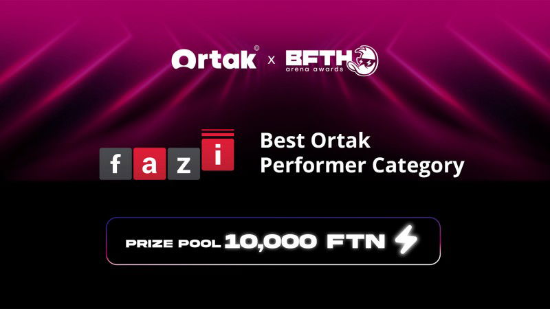Fazi se une a los Ortak x B.F.T.H. Arena Awards 2025 con el patrocinio de la categoría Mejor Artista Ortak