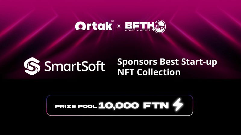 SmartSoft se une a los Ortak x B.F.T.H. Arena Awards 2025 con el patrocinio a la Mejor Colección NFT para startups