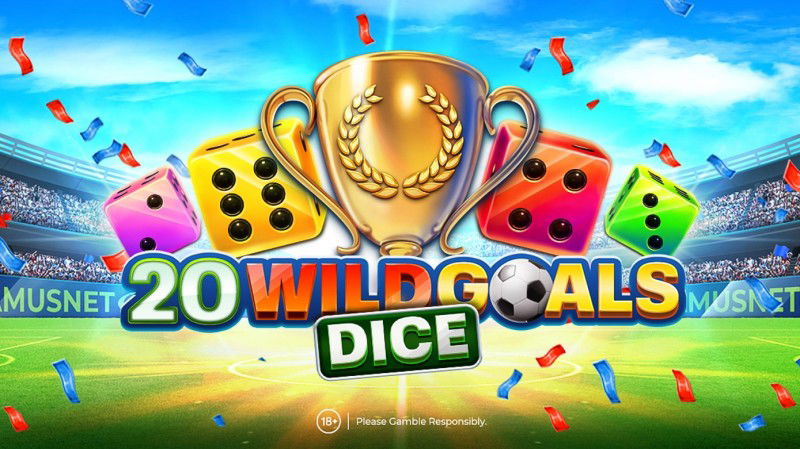 Amusnet presenta 20 Wild Goals Dice, su nueva slot con temática de fútbol y dados de la suerte