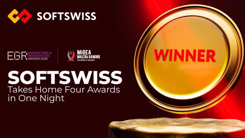 SOFTSWISS ganha quatro prêmios do setor de iGaming em uma única noite