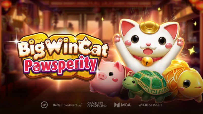 Play'n GO trae de vuelta a su famoso felino con Big Win Cat Pawsperity