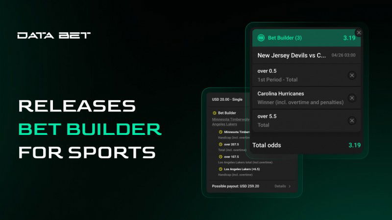 DATA.BET lança novo recurso Bet Builder para esportes