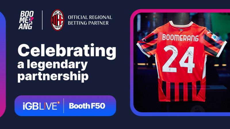 Boomerang Partners to celebrate first year anniversary of partnership with AC Milan at iGB L!VE 2025