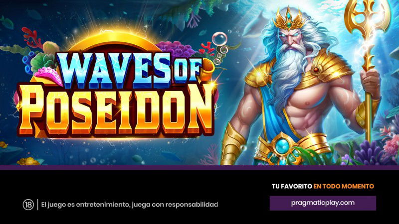 Pragmatic Play se sumerge junto al dios del mar en Waves of Poseidon