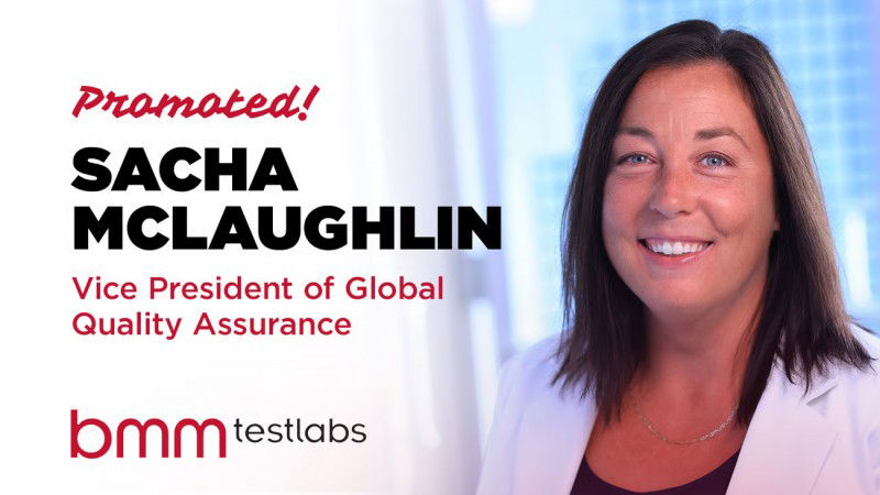 Sacha McLaughlin asume como vicepresidenta de Control de Calidad Global de BMM Testlabs